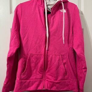 The North Face Fuchsia Full-Zip Hoodie